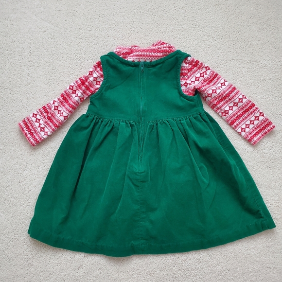 Bonnie Baby Girls Holiday Gifts Dress Jumper with Turtleneck Bodysuit sz12m - Picture 7 of 9